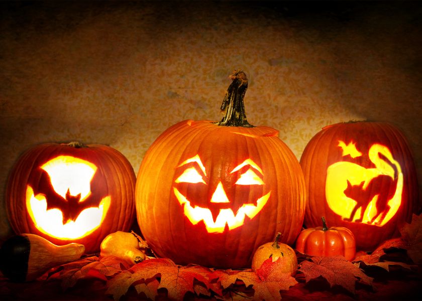 Noč čarovnic ali Halloween praznujemo noč pred vsemi svetimi – 31. oktobra.