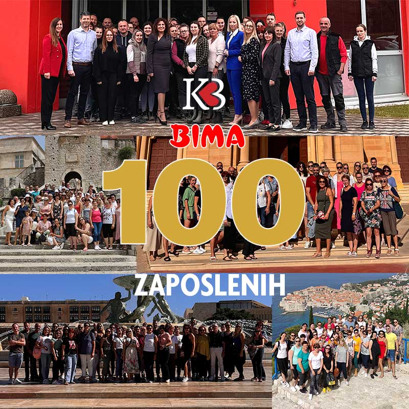 Zaposlujemo okoli 100 zaposlenih