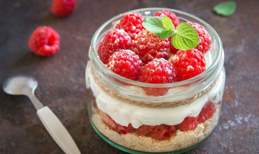 Cheesecake v kozarcu 