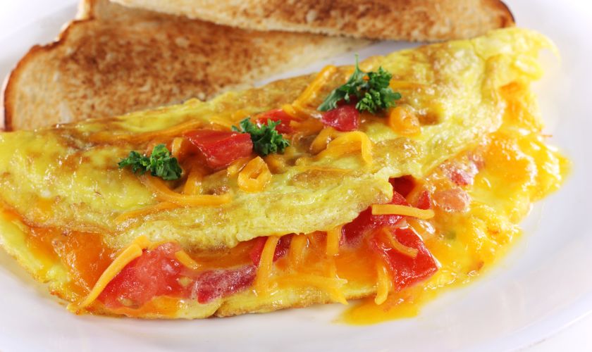 omlete s sirom
