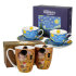 Porcelanaste skodelice Gustav Klimt in Van Gogh