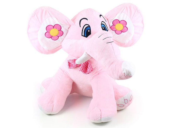 Plišasti slon pink 68 cm