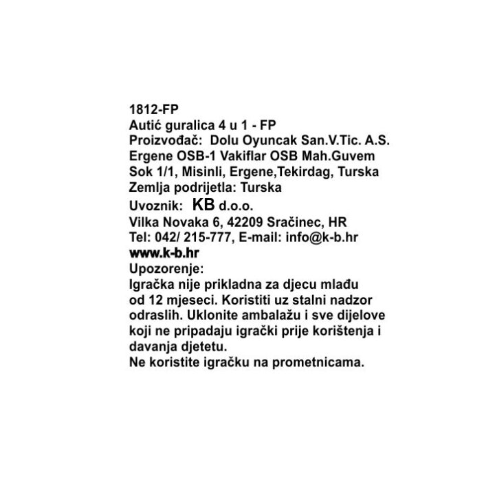 POGANJALEC GUGALNICA 4v1 FISHER PRICE