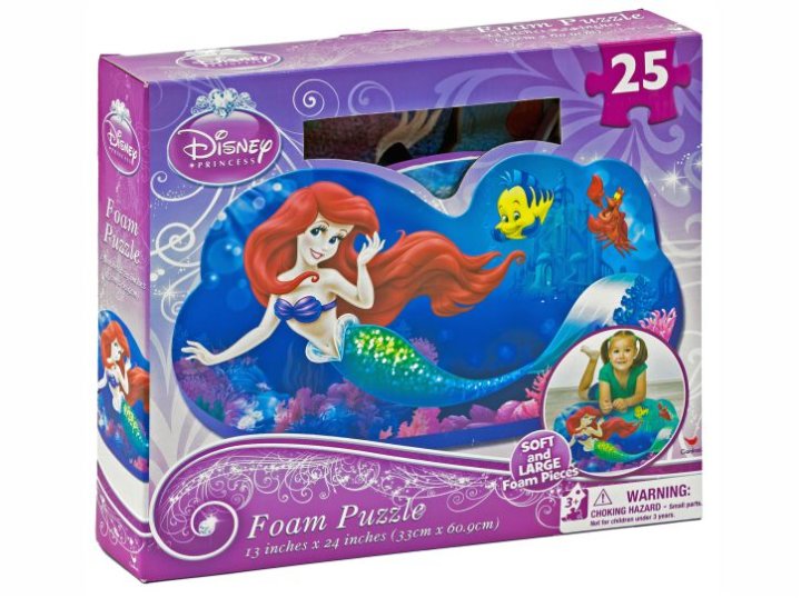 Penaste puzzle Princess Ariel, 25 delne