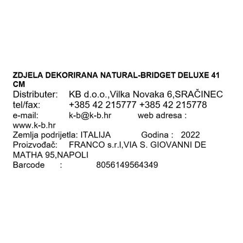 SKLEDA NATURAL-BRIDGET DELUXE 41 CM