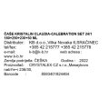 KOZARCI KRISTALIN CLAUDIA-CALEBRATION SET 24/1 180+250+230+50 ML