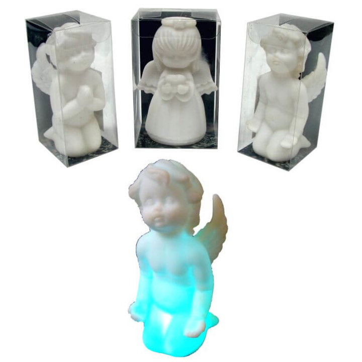 anđeo figura s led svjetlom