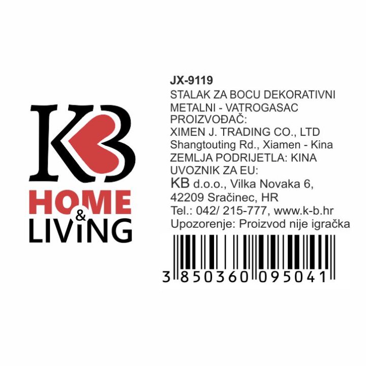 STOJALO ZA STEKLENICE GASILEC