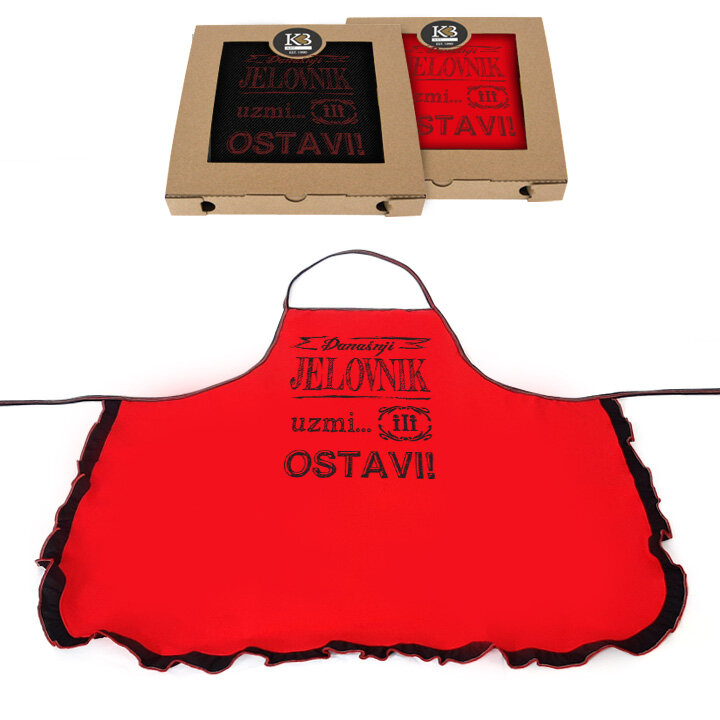 ŽENSKI PREDPASNIK Današnji jelovnik