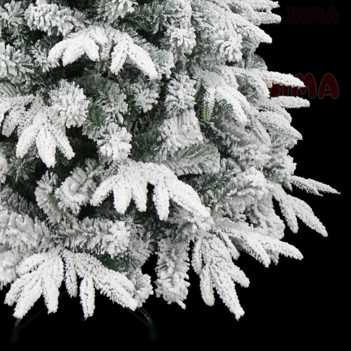 BOŽIČNO DREVO FROSTY S SNEGOM IN KOVINSKIM STOJALOM 180 CM