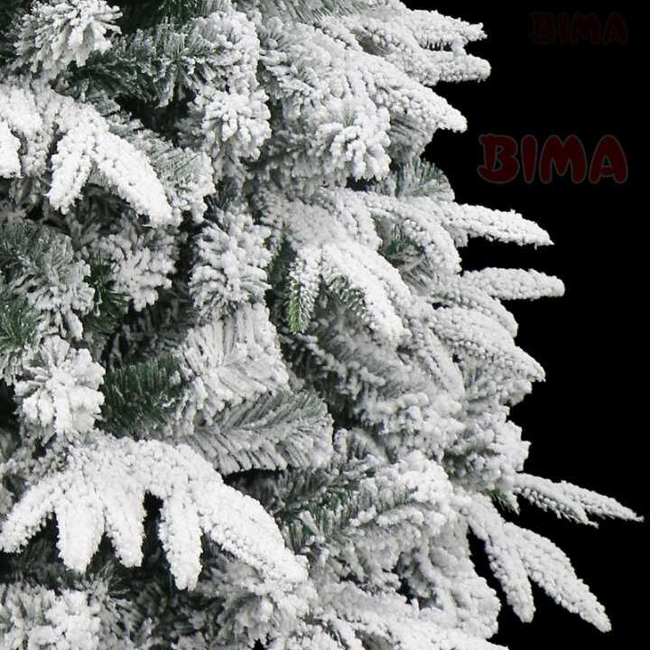 BOŽIČNO DREVO FROSTY S SNEGOM IN KOVINSKIM STOJALOM 180 CM