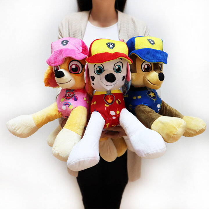 PAW PATROL KUŽA ​​​​PLIŠ 50 cm - SORT
