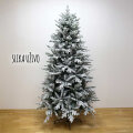UMETNO BOŽIČNO DREVO ARCTICA S SNEGOM IN KOVINSKIM STOJALOM 210 cm