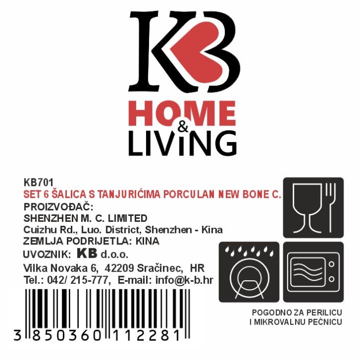 SKODELICE S KROŽNIKI NEW BONE PETITE GARDEN PORCELAN, DEKORIRANE 6/1 200 mL – VALOVITI ROB