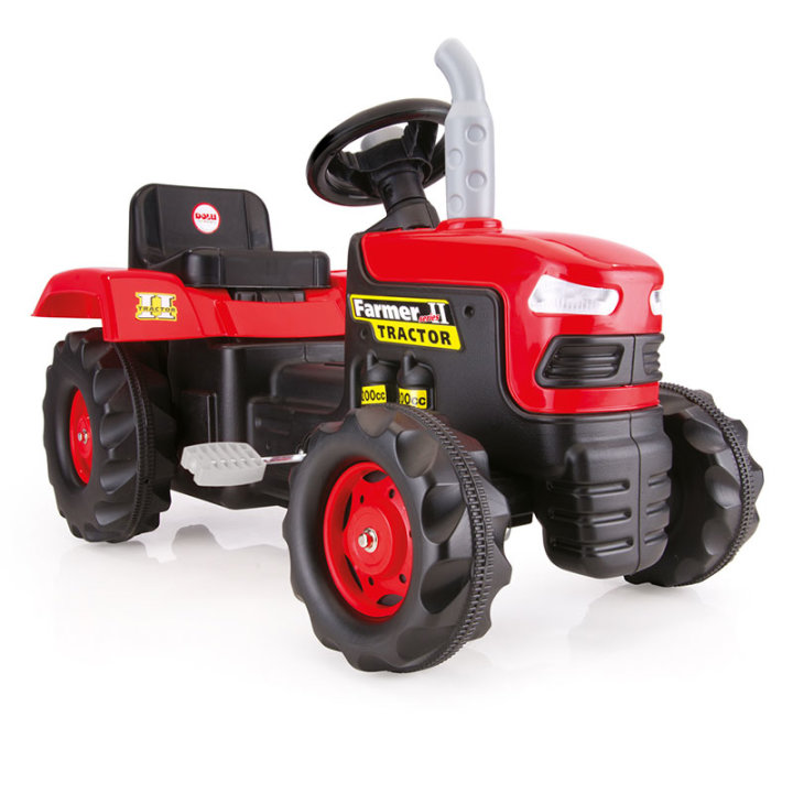 Traktor na pedala - rdeči
