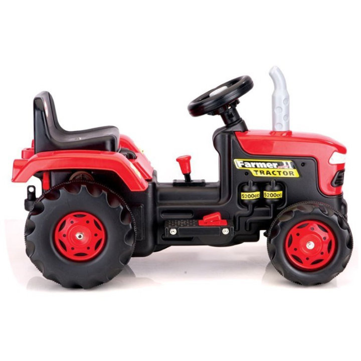 Traktor na pedala - rdeči
